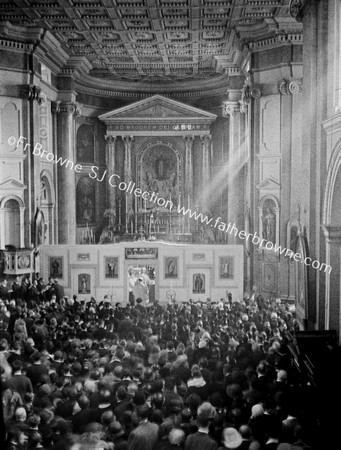 ST FRANCIS XAVIER'S CHURCH GARDINER STREET  PACKED